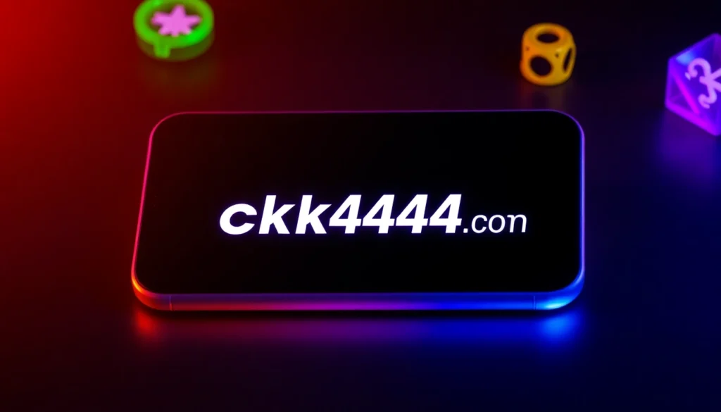 Interactive screen of the ck4444 com app highlighting live casino games and sports betting options in a user-friendly layout.