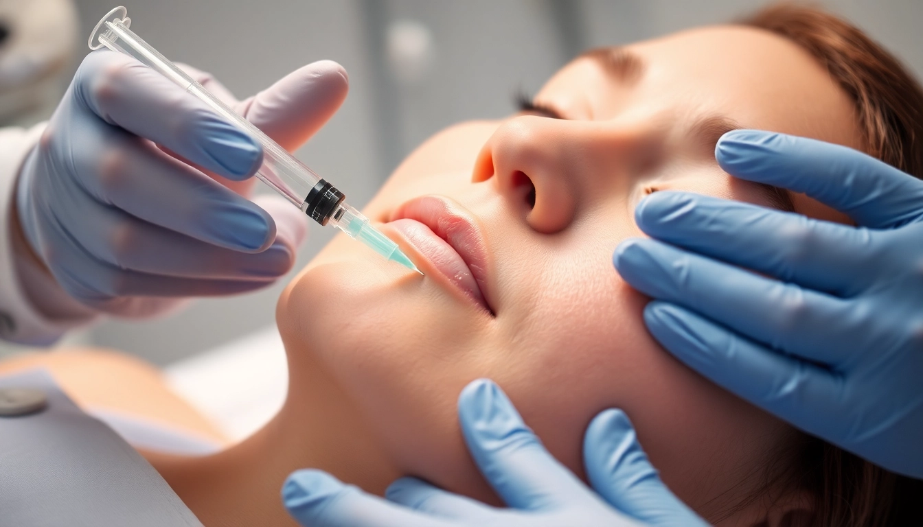 Professional applying Fettwegspritze in Zürich to reduce stubborn fat deposits, safe and effective aesthetic treatment.