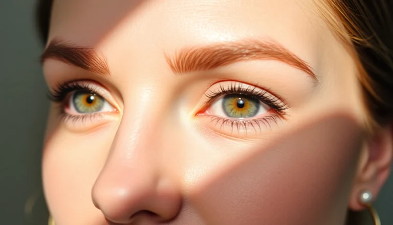 Oberlidstraffung Zürich: Surgical correction of drooping eyelids for a refreshed look, with natural skin tone and clear, bright eyes.
