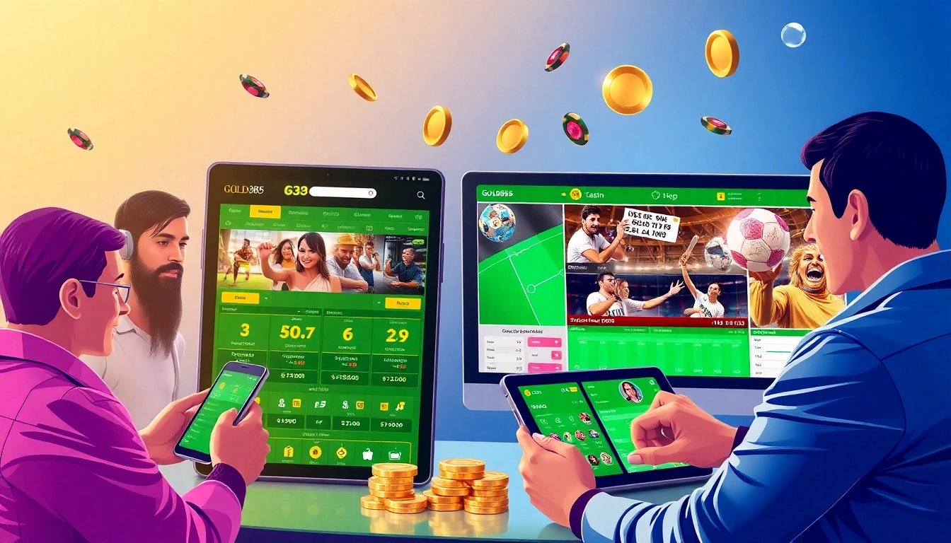 Gold365 online betting platform showcasing sports betting and casino games with vibrant interface for Indian users.
