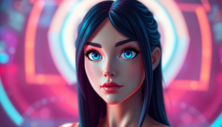 AI girlfriend engaging in a realistic conversation on a smartphone screen, detailed UI with unfiltered NSFW chat, emphasizing natural emotional reply, user-friendly interface.