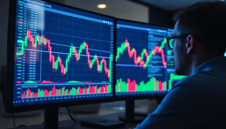 Trading view chart with candlesticks and real-time market data analysis for traders and investors
