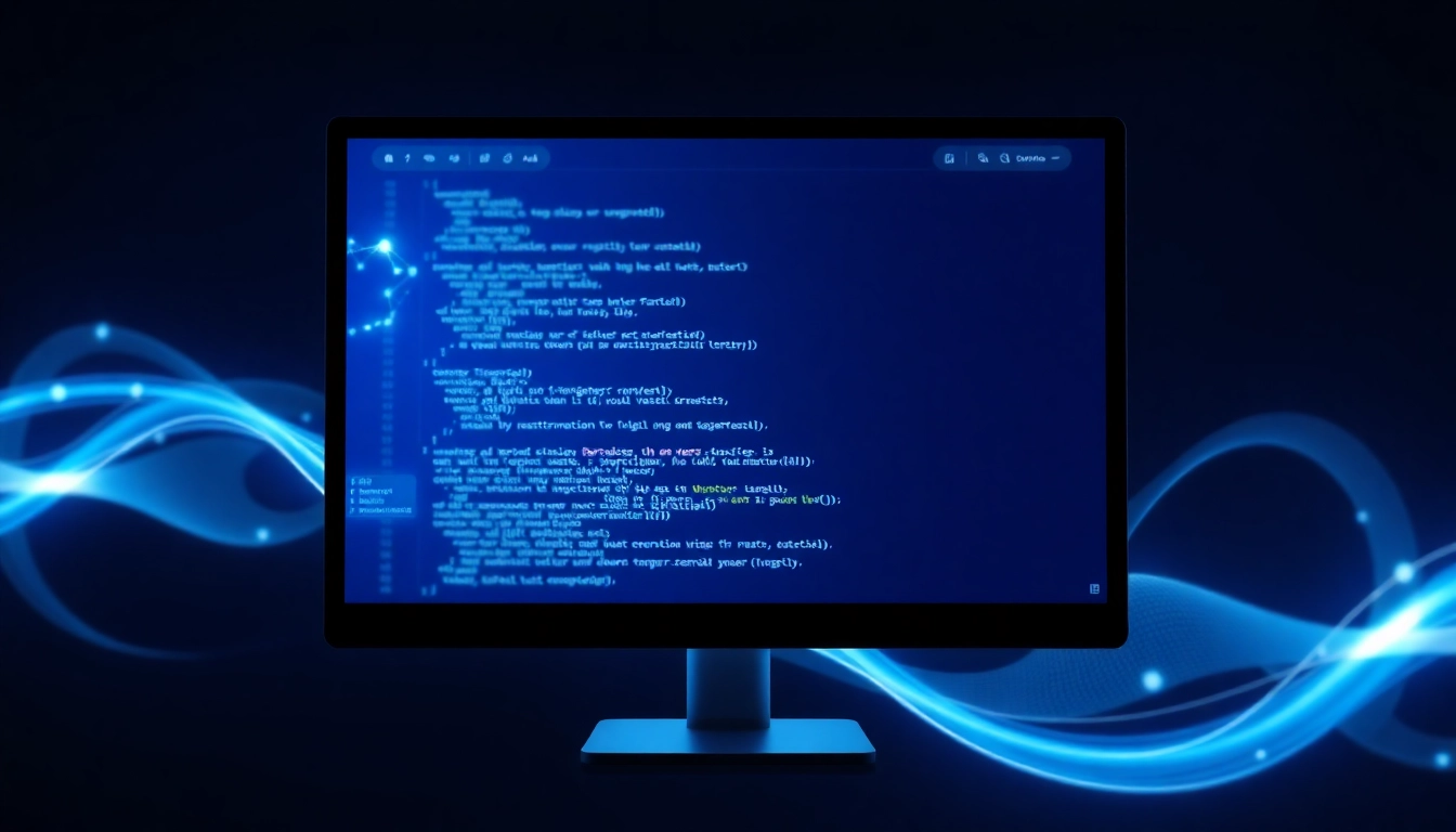 AI text converter tools interface showing text transformation process on a sleek modern screen,